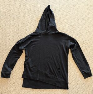 Abound Black Distressed Hoodie Sweater